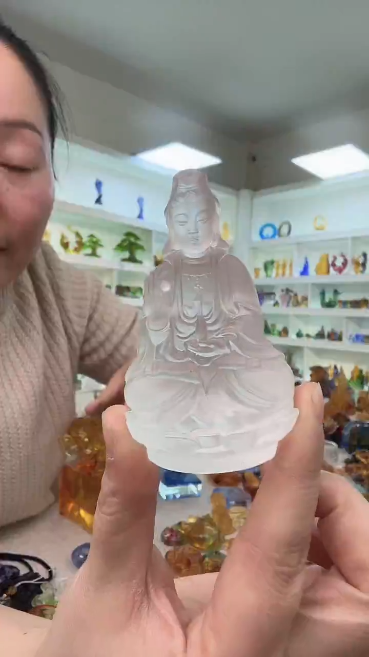 手工艺品琉璃观音