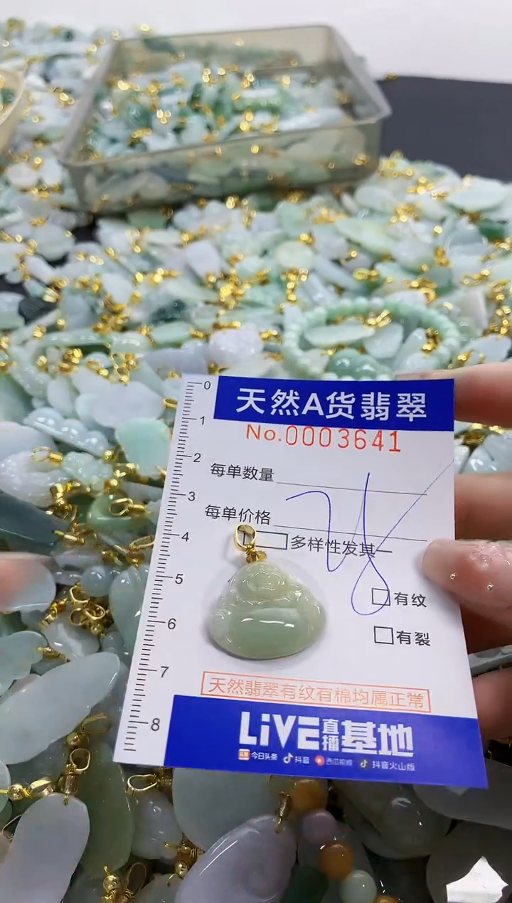 颈饰未镶嵌翡翠天然A货翡翠
