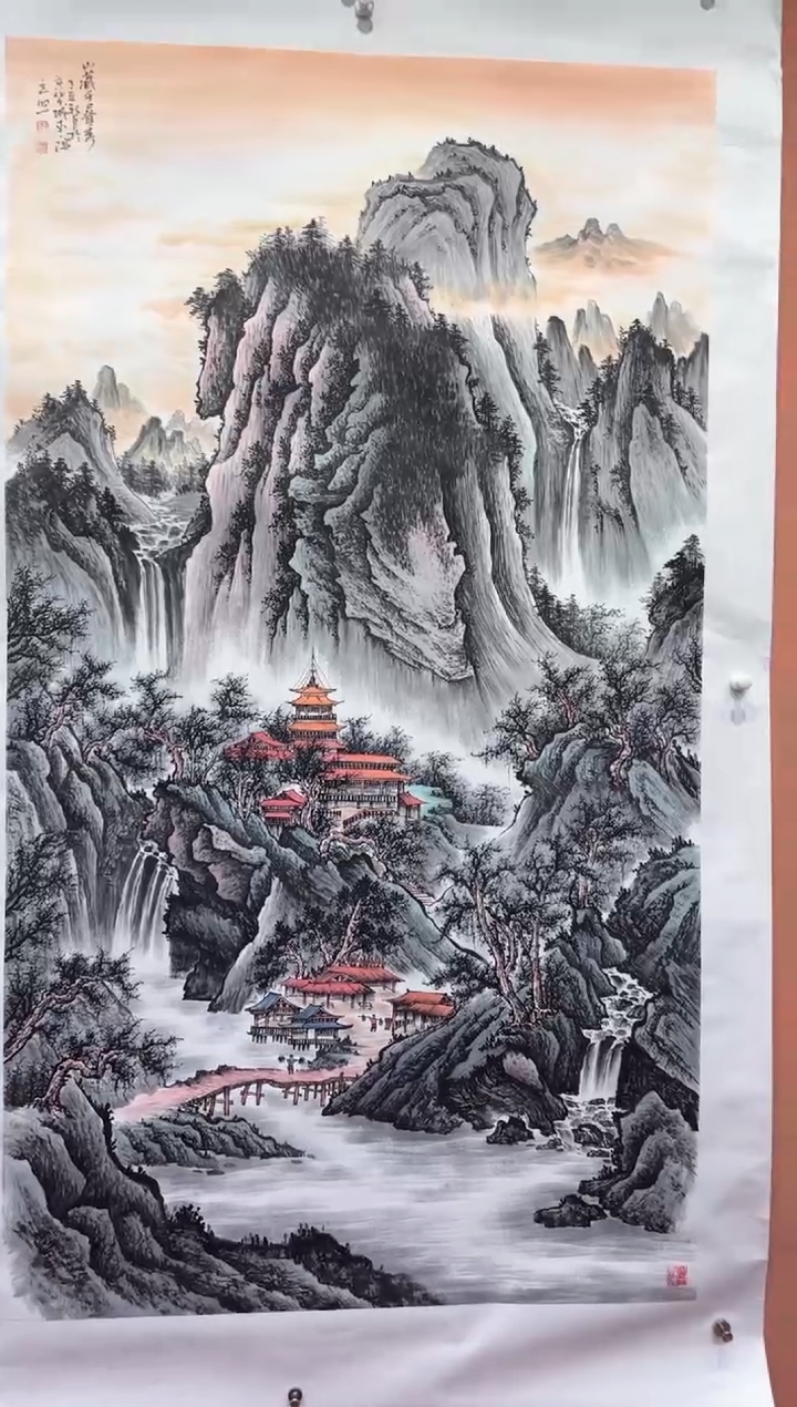国画师立照老师国画作品