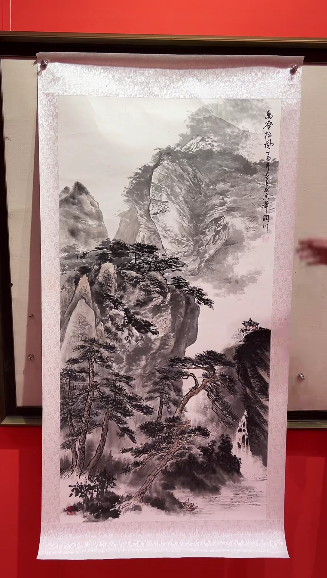 【闪购商品】绘画贺润川-8平尺-国画作品 红