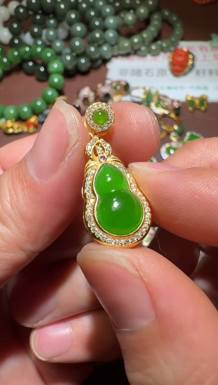 【闪购商品】和田玉挂件银S925镶嵌和田玉