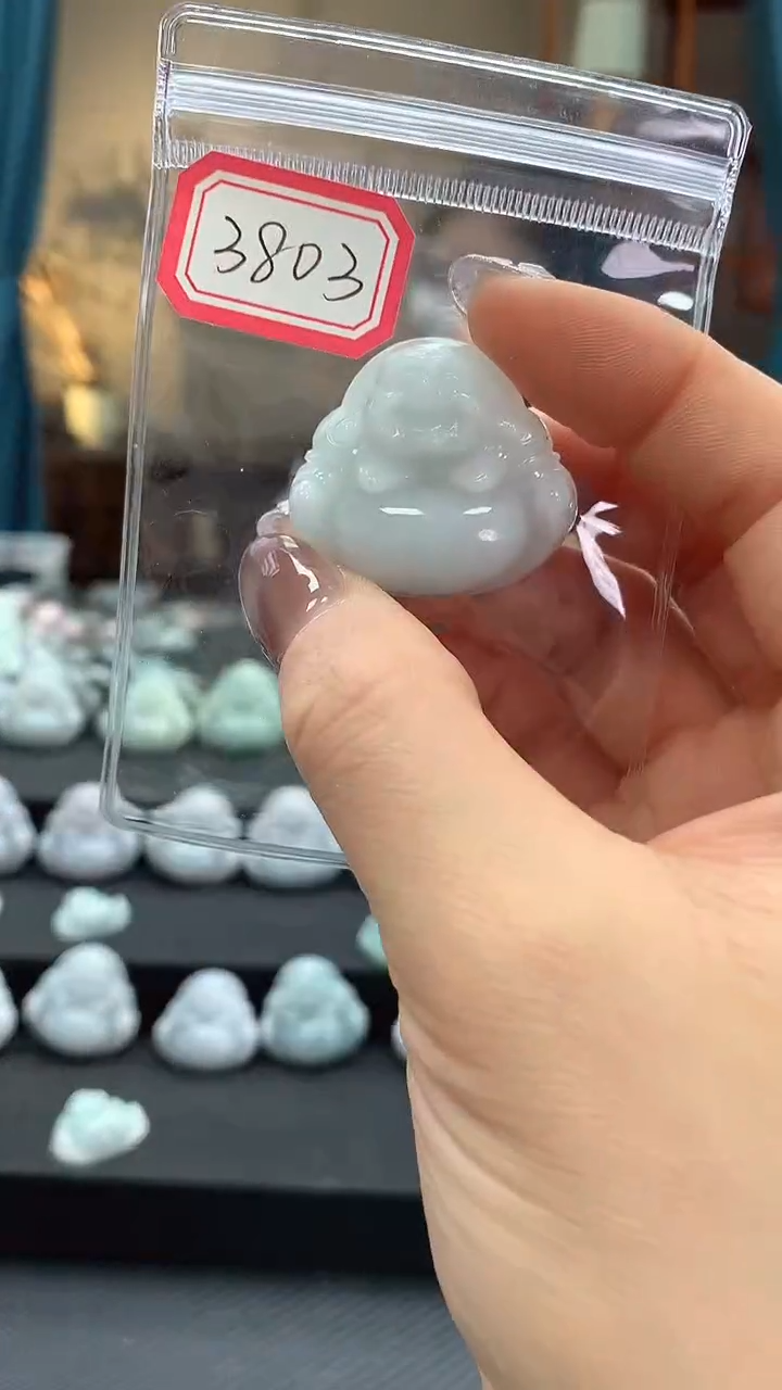 颈饰未镶嵌翡翠佛公3803