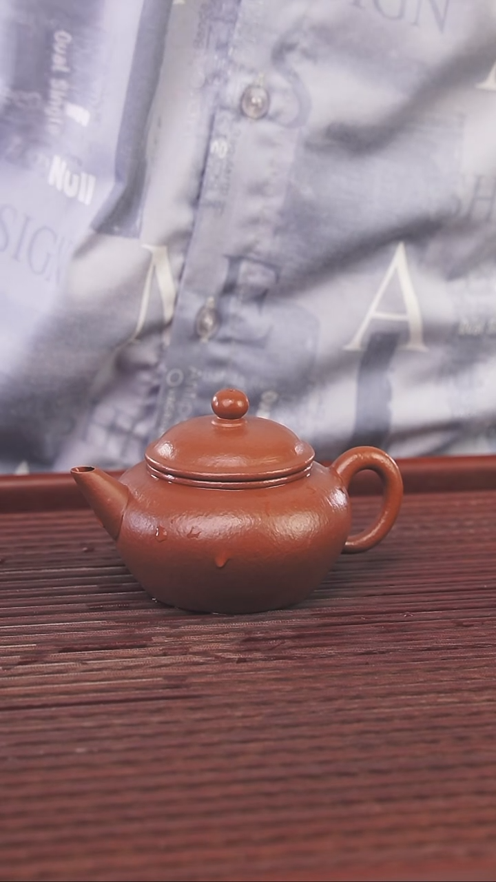 茶壶紫砂130cc顾氏手工紫砂