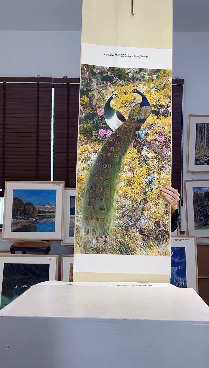 版画耿玉琨亲签限量版画作品S版