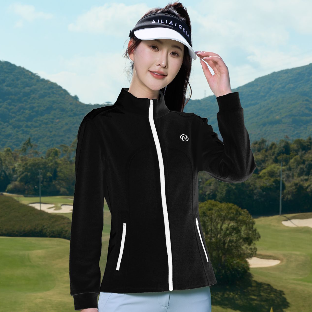 NAGOLF恩爱高尔夫服装风衣保暖女款