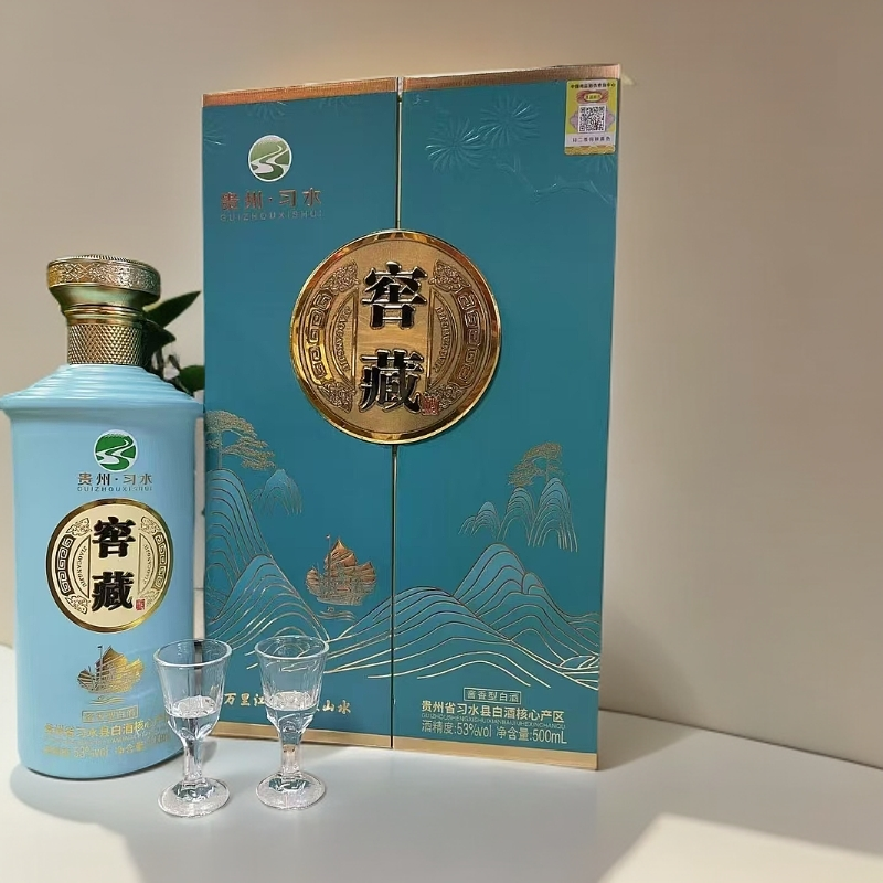 龙尊宴【新年福利】贵州习水窖藏酱香白酒53度礼盒装500ml*1