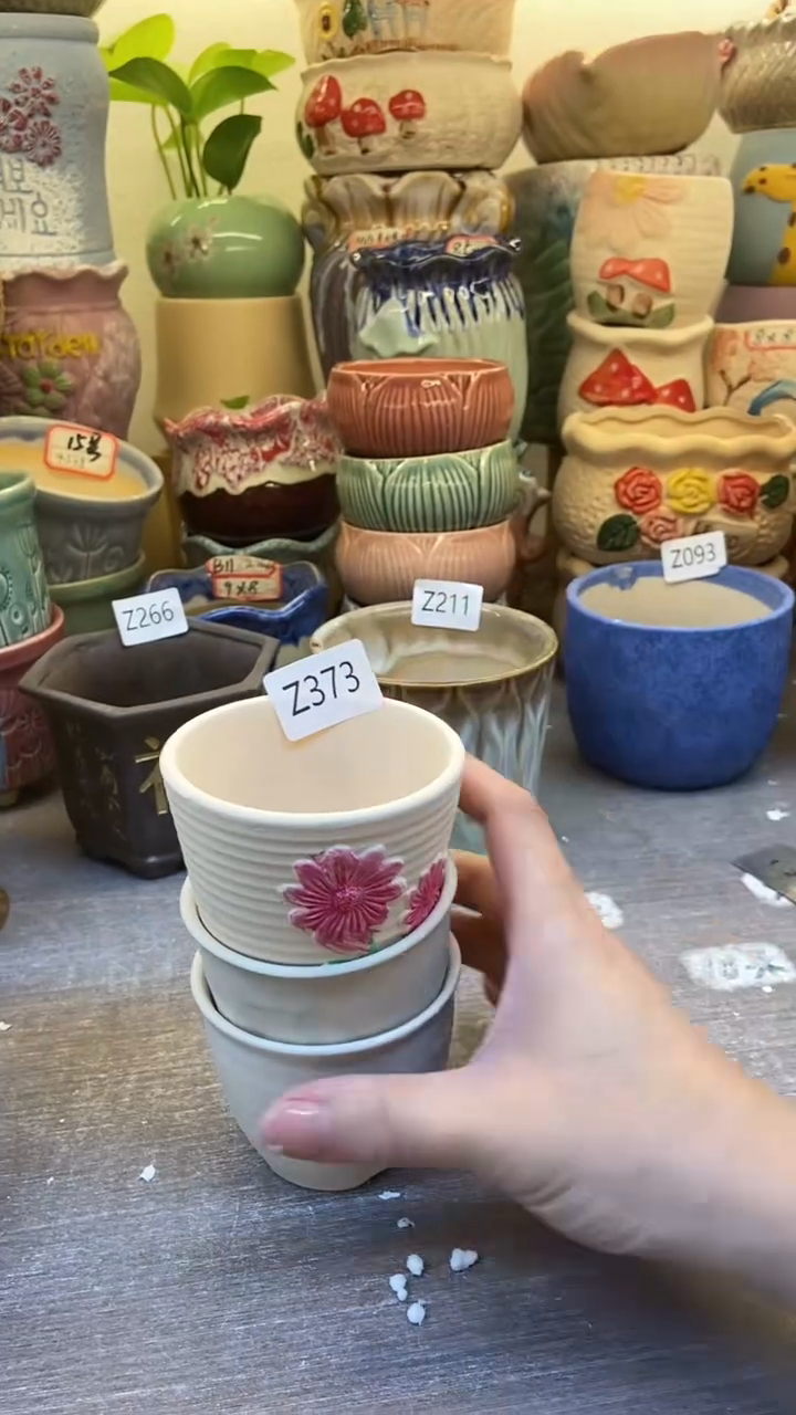 @@陶瓷多肉花盆Z373