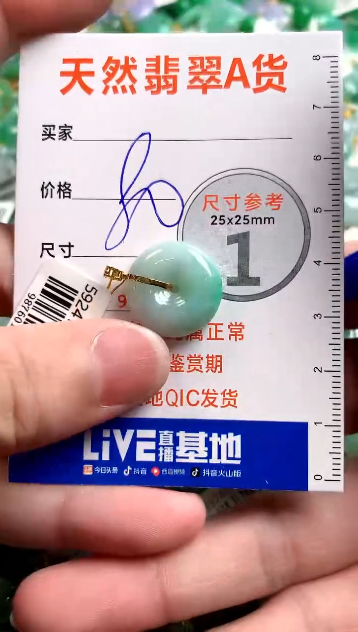 【闪购商品】翡翠颈饰18K金镶嵌13002886