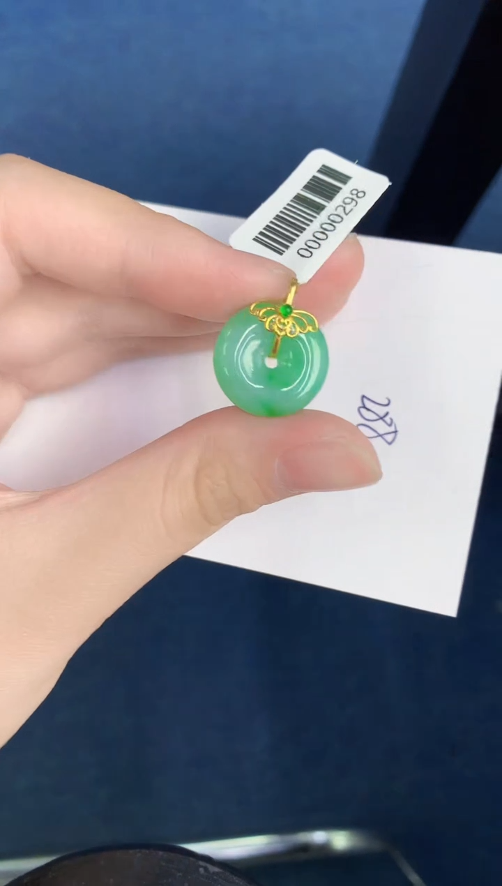 【闪购商品】翡翠颈饰18K金镶嵌000000000
