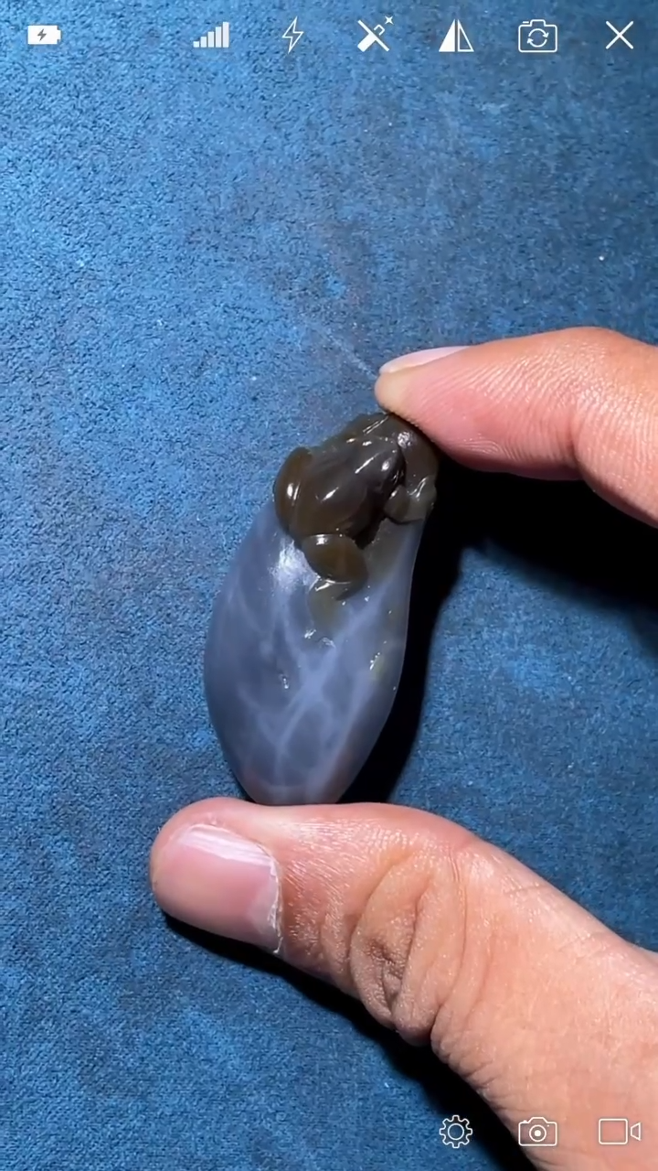 未镶嵌和田玉挂件KL   青花