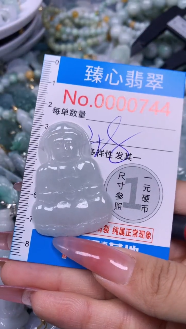 【闪购商品】翡翠颈饰未镶嵌含绳000744