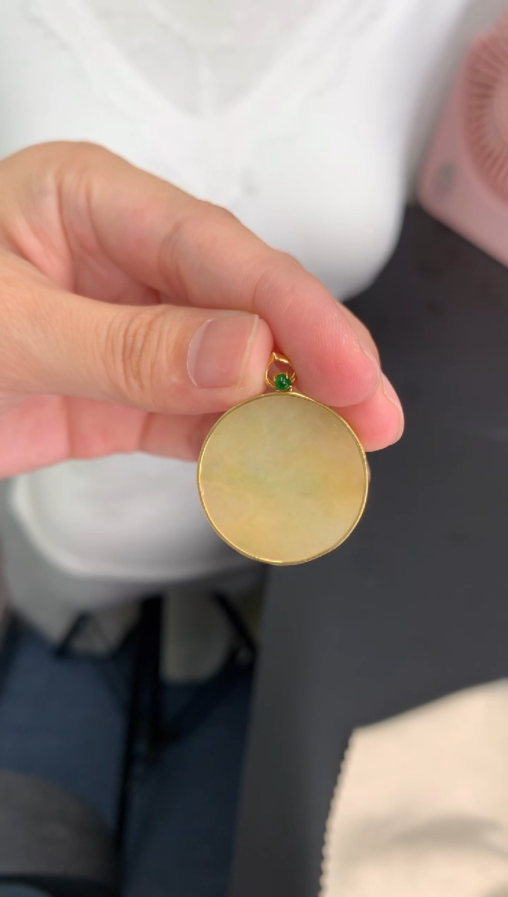 【闪购商品】定制翡翠18K金镶嵌模式推广期24小时鉴赏期