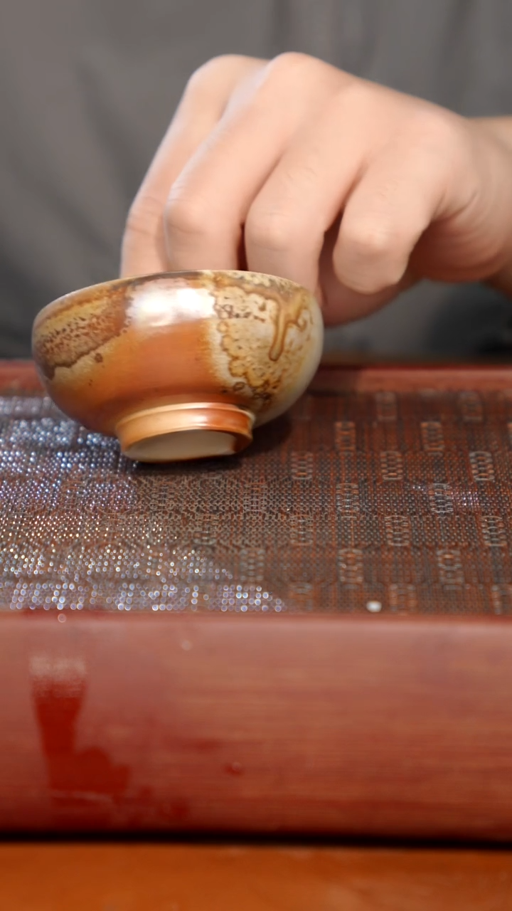 陶瓷奢瓷/瑞寅柴烧茶器（杯子）0095微瑕