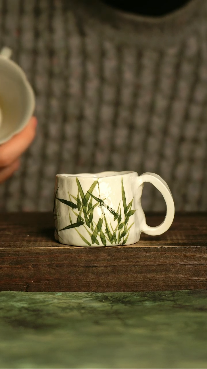 青诗集手工手绘瓷器青诗集手工手绘瓷器