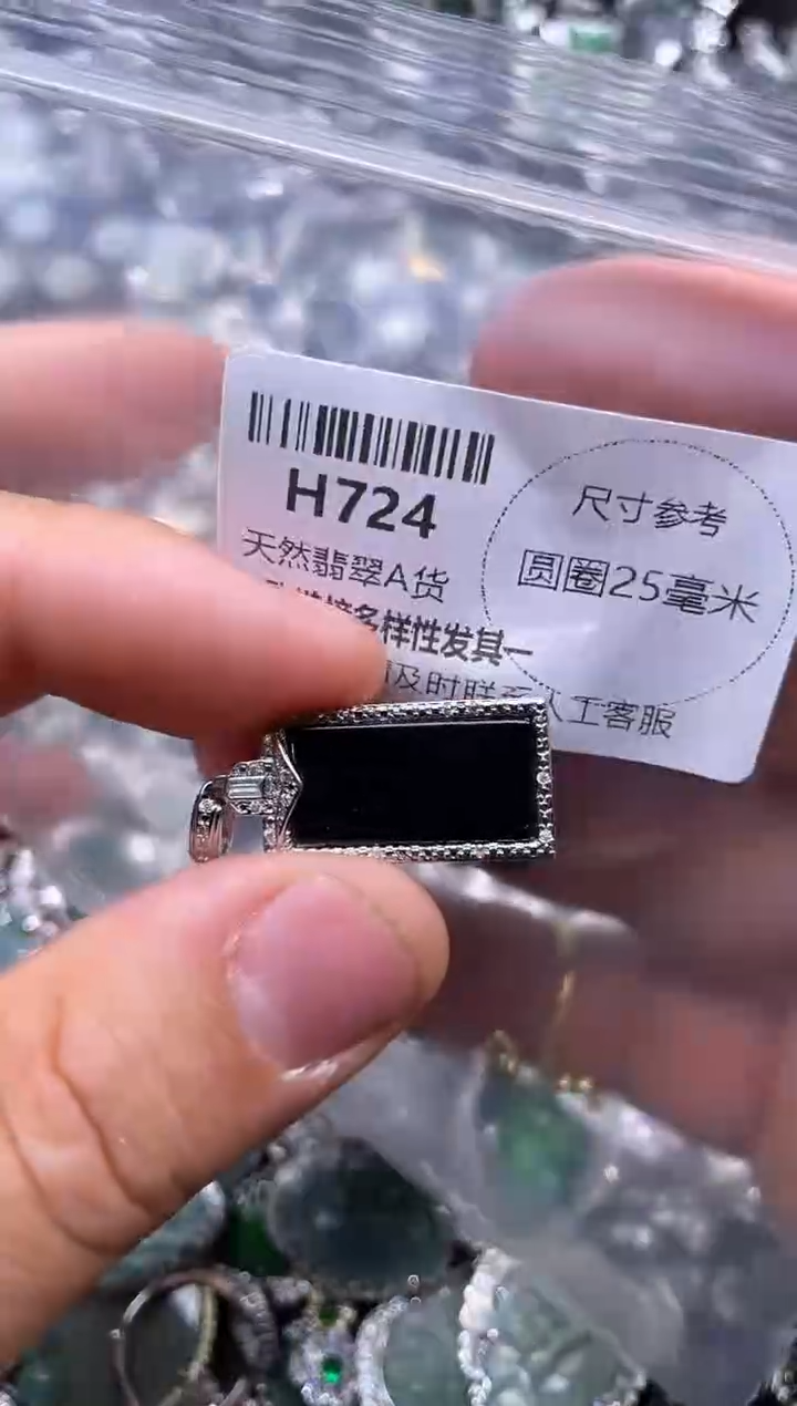 【闪购商品】翡翠颈饰未镶嵌H724吊坠