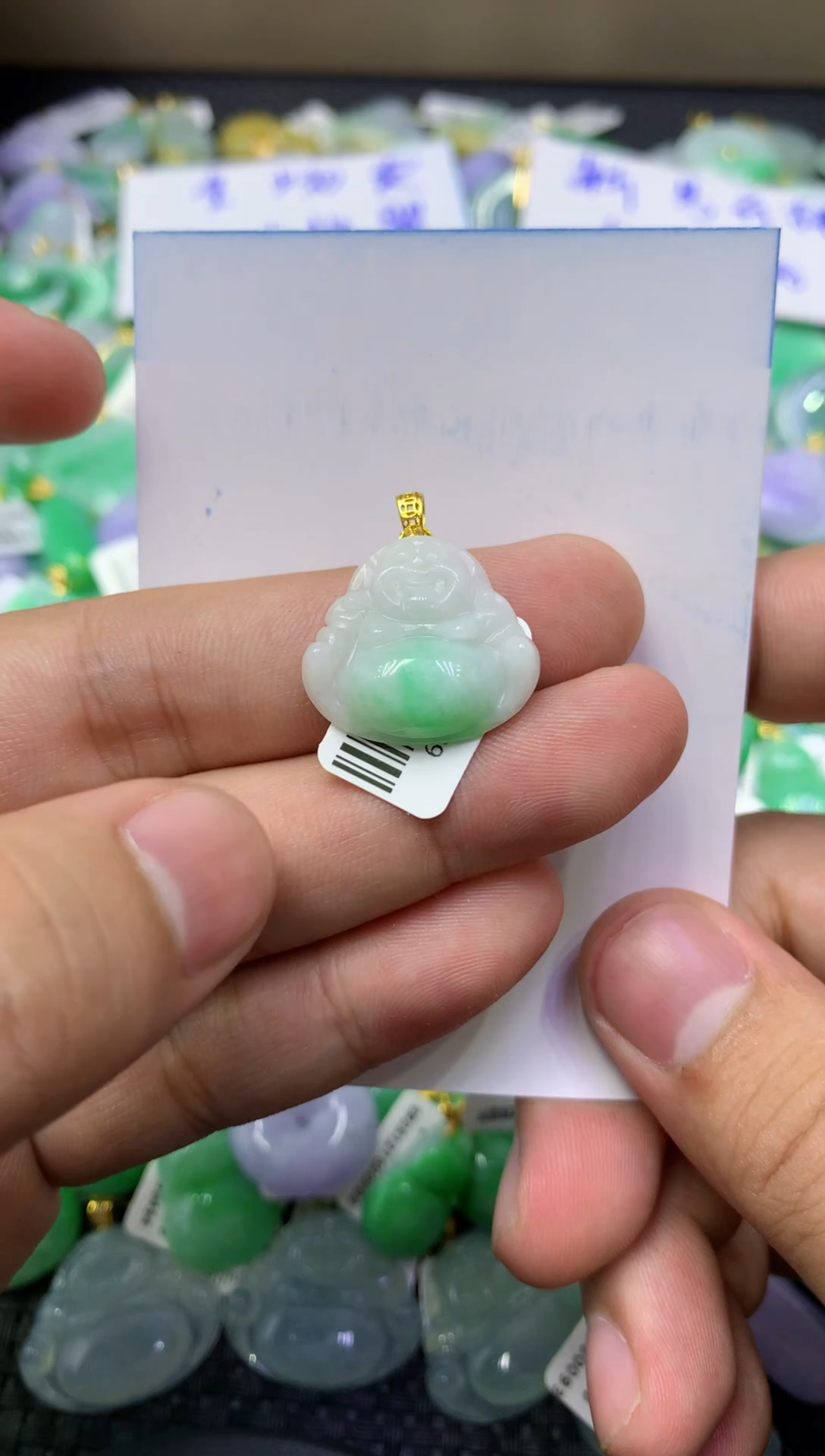 颈饰未镶嵌翡翠天然缅甸翡翠A货