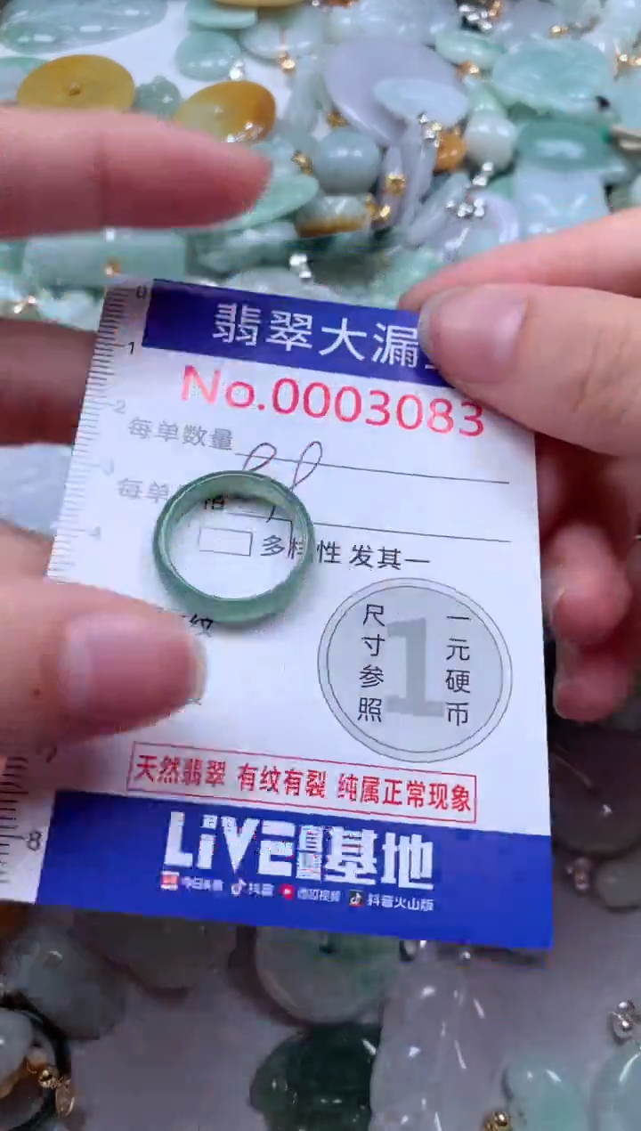 翡翠未镶嵌吊坠(不含链)3083