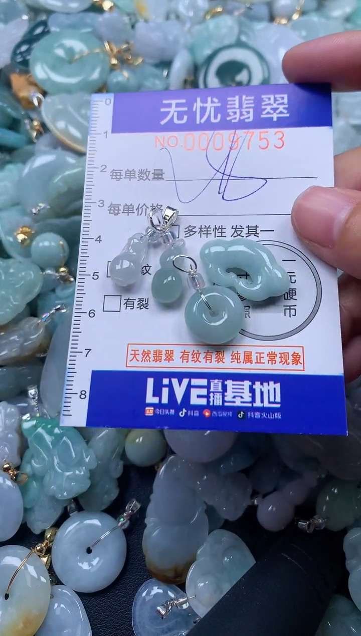 颈饰未镶嵌翡翠9753