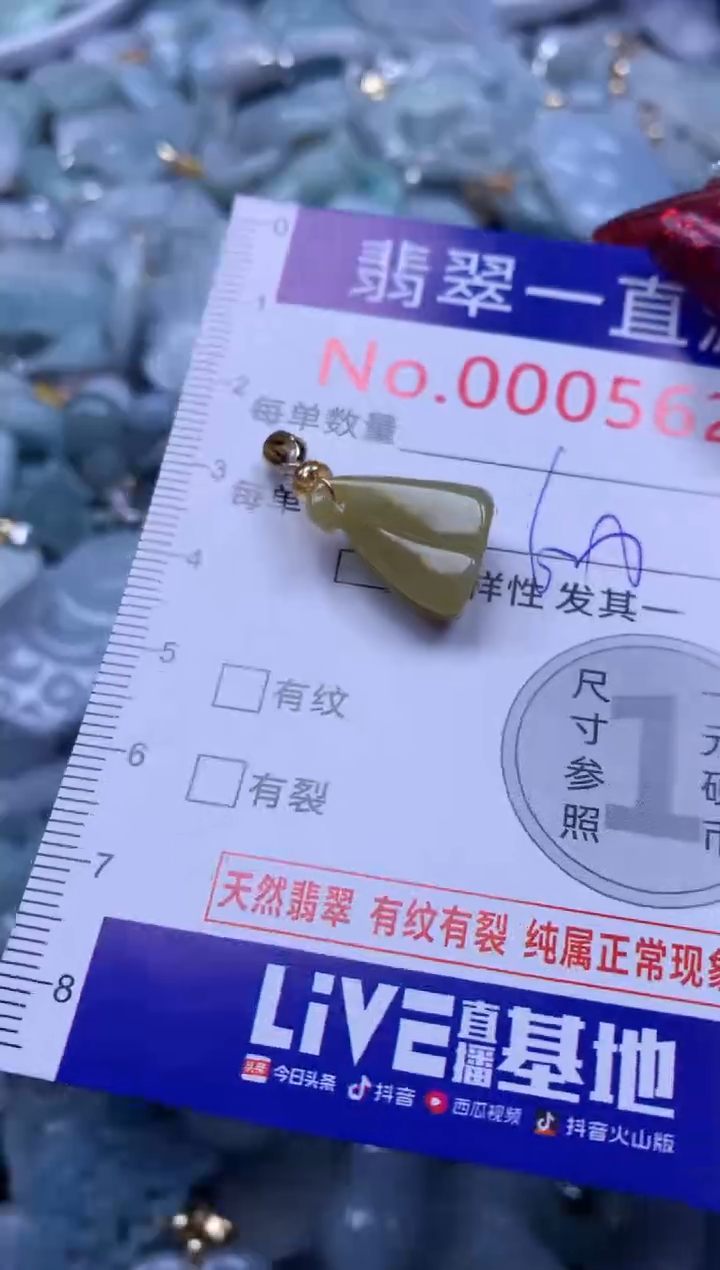 吊坠(不含链)未镶嵌翡翠5623