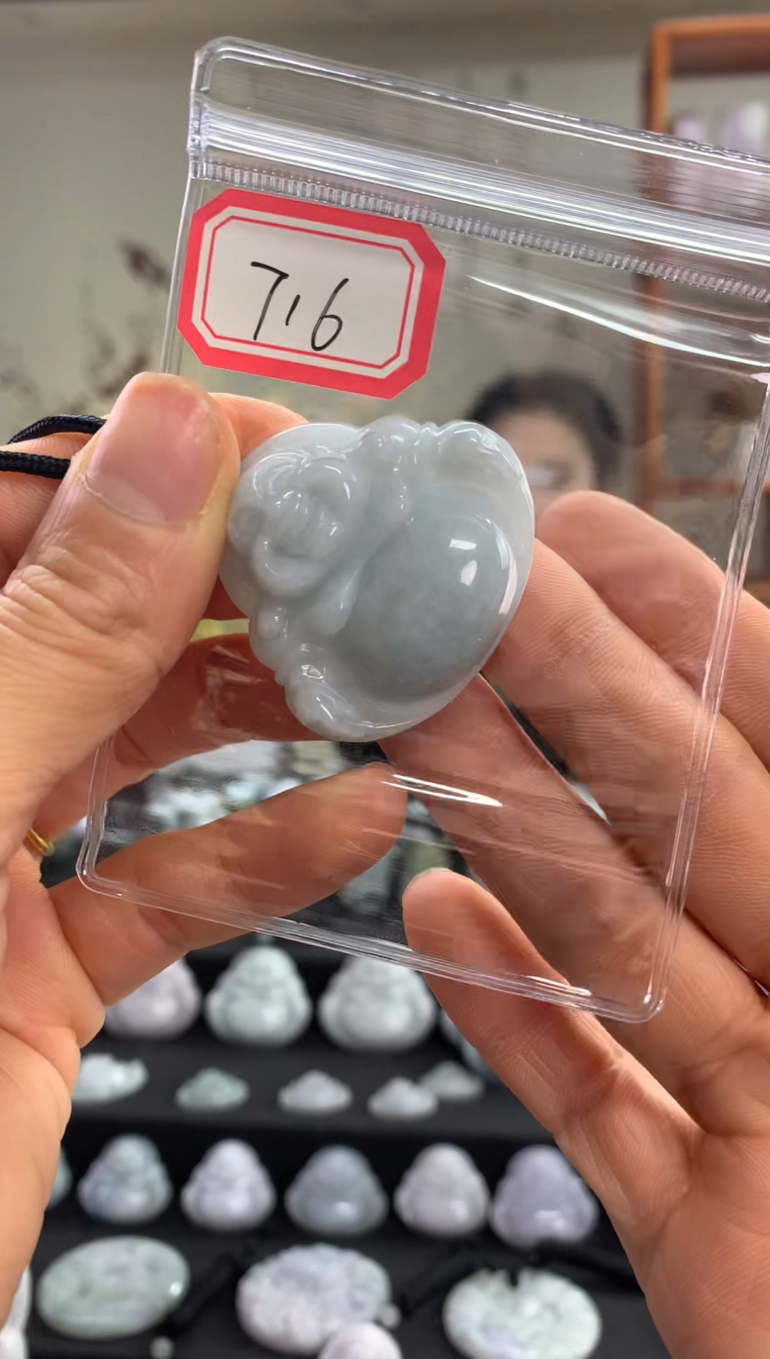 【闪购商品】翡翠颈饰未镶嵌佛公716