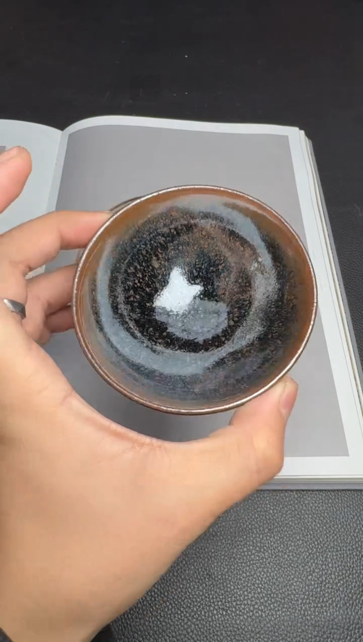 【闪购商品】茶盏吴立勇柴烧盏（送柴烧盏一只）105