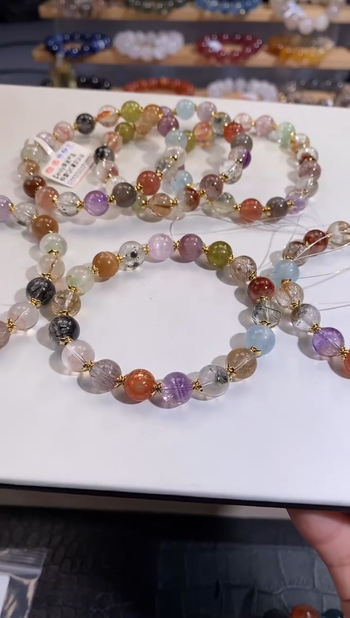 【闪购商品】水晶手链未镶嵌多样性发一
