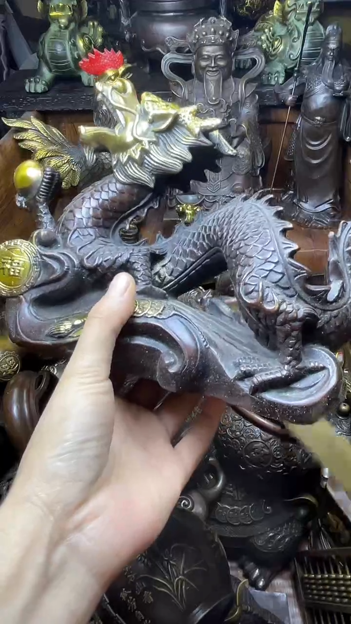 闪购链接，点击下单，有运费险，铜摆件