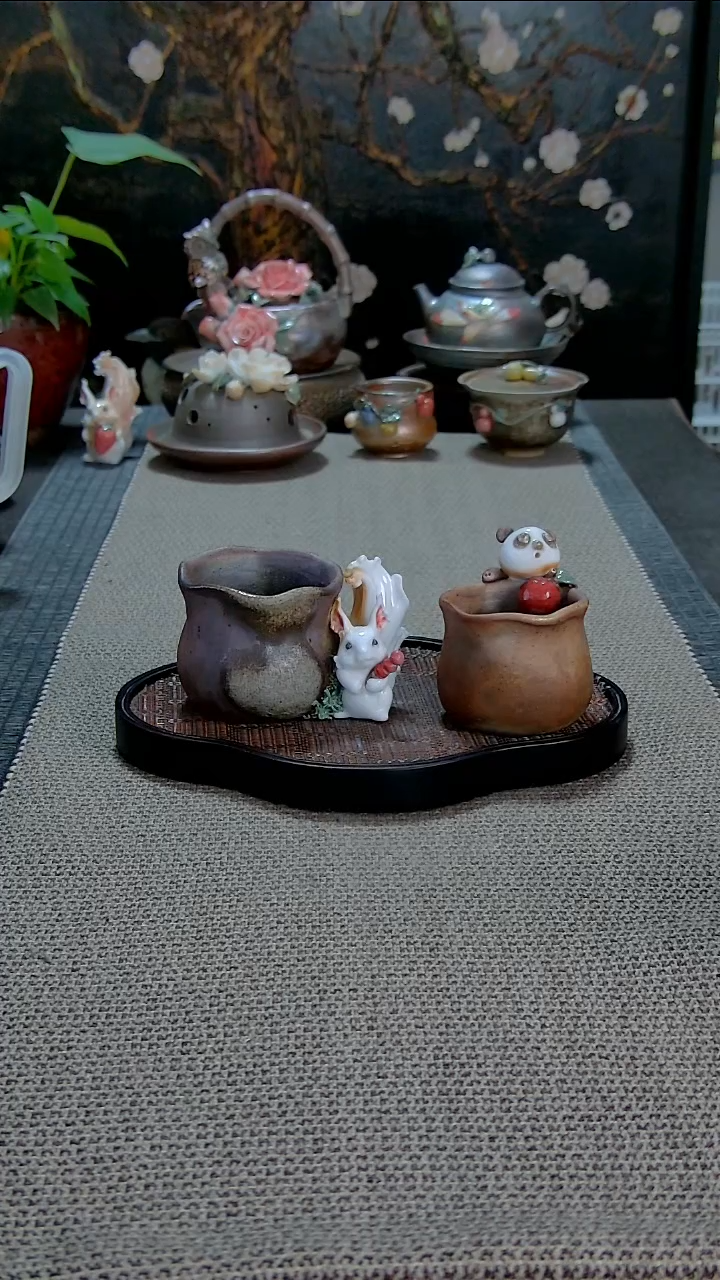 ?****?黄老师柴烧可爱杯子