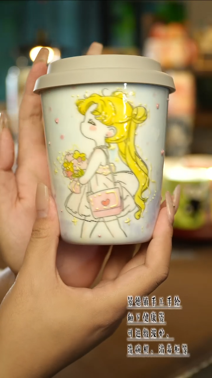 景德镇陶瓷手工手绘&A560