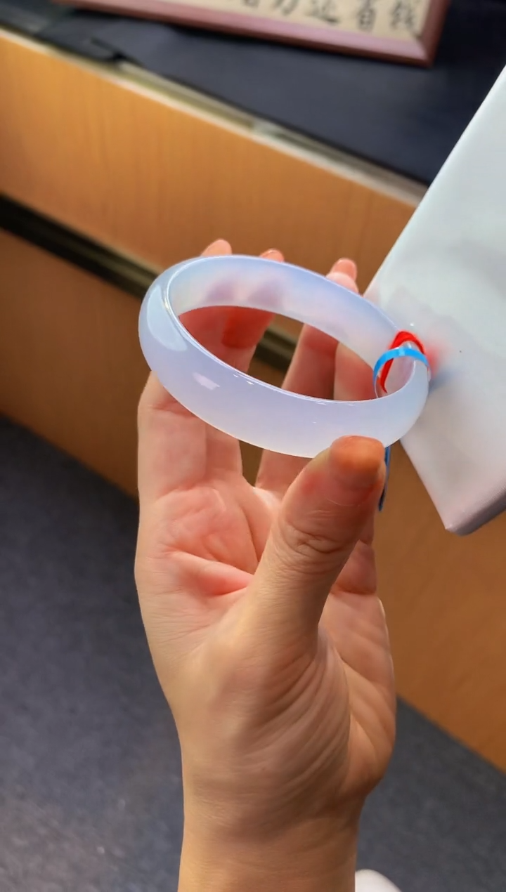 未镶嵌手镯翡翠-Q11 圈口58.7 全款9.8万 定金2万