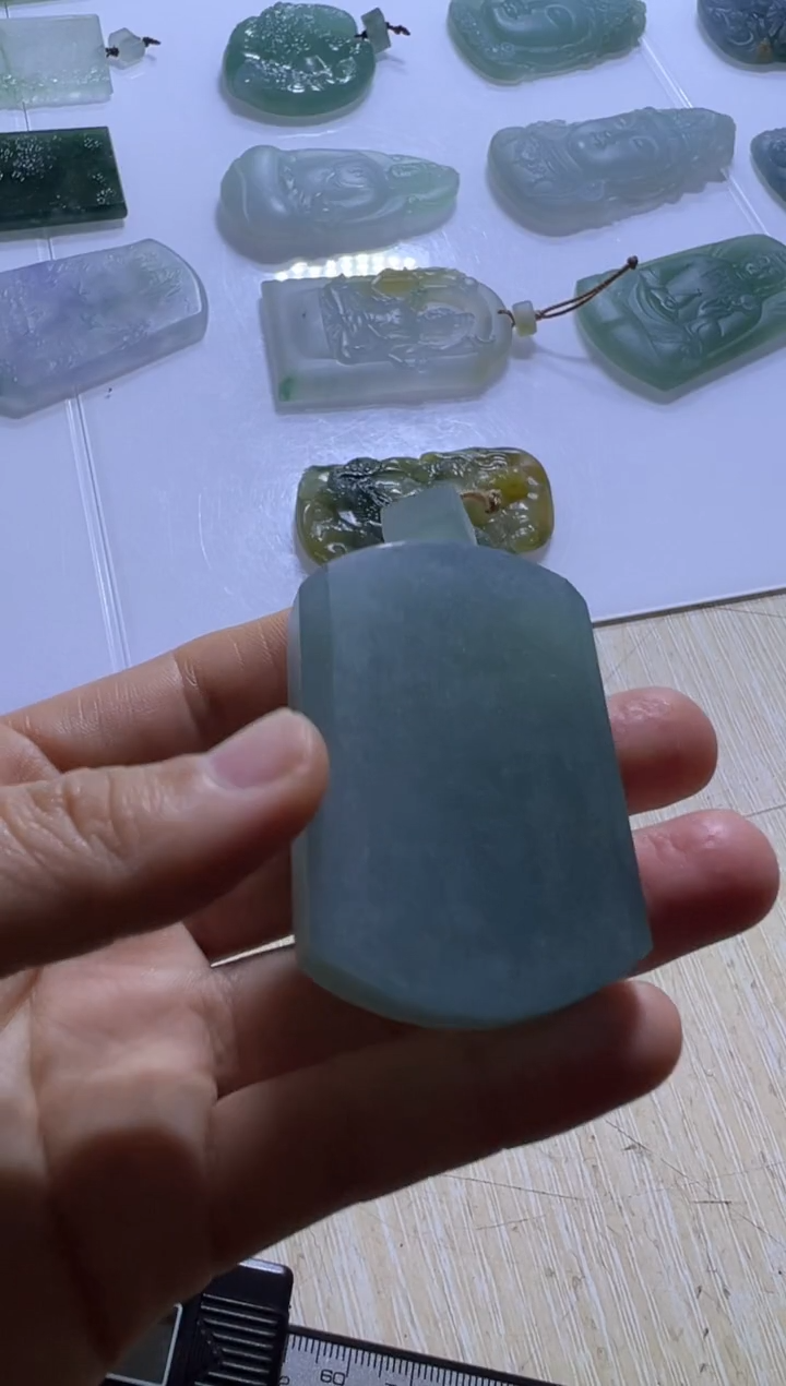 【闪购商品】定制翡翠未镶嵌无事牌