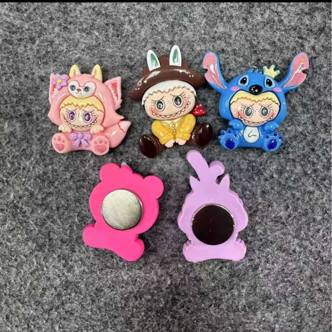 【5个一组拉布布立体异形针吸】十字绣2025新款小件线绣客厅餐厅