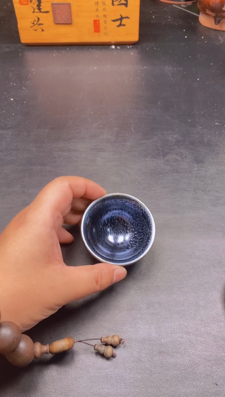 茶盏百花小束口  精美主人杯 