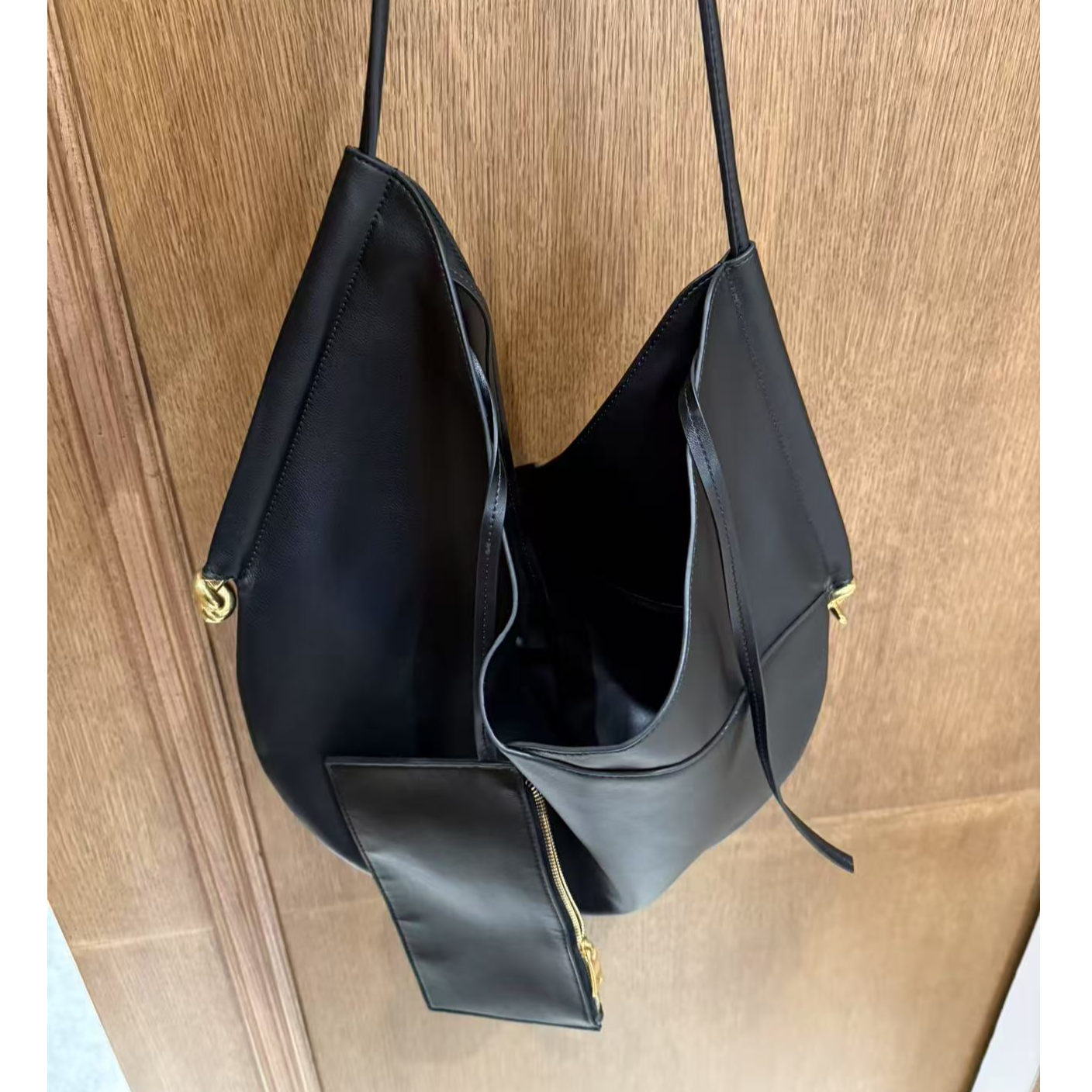 COCOLINDA| 黑色轻奢结肩背包手提包B2395大