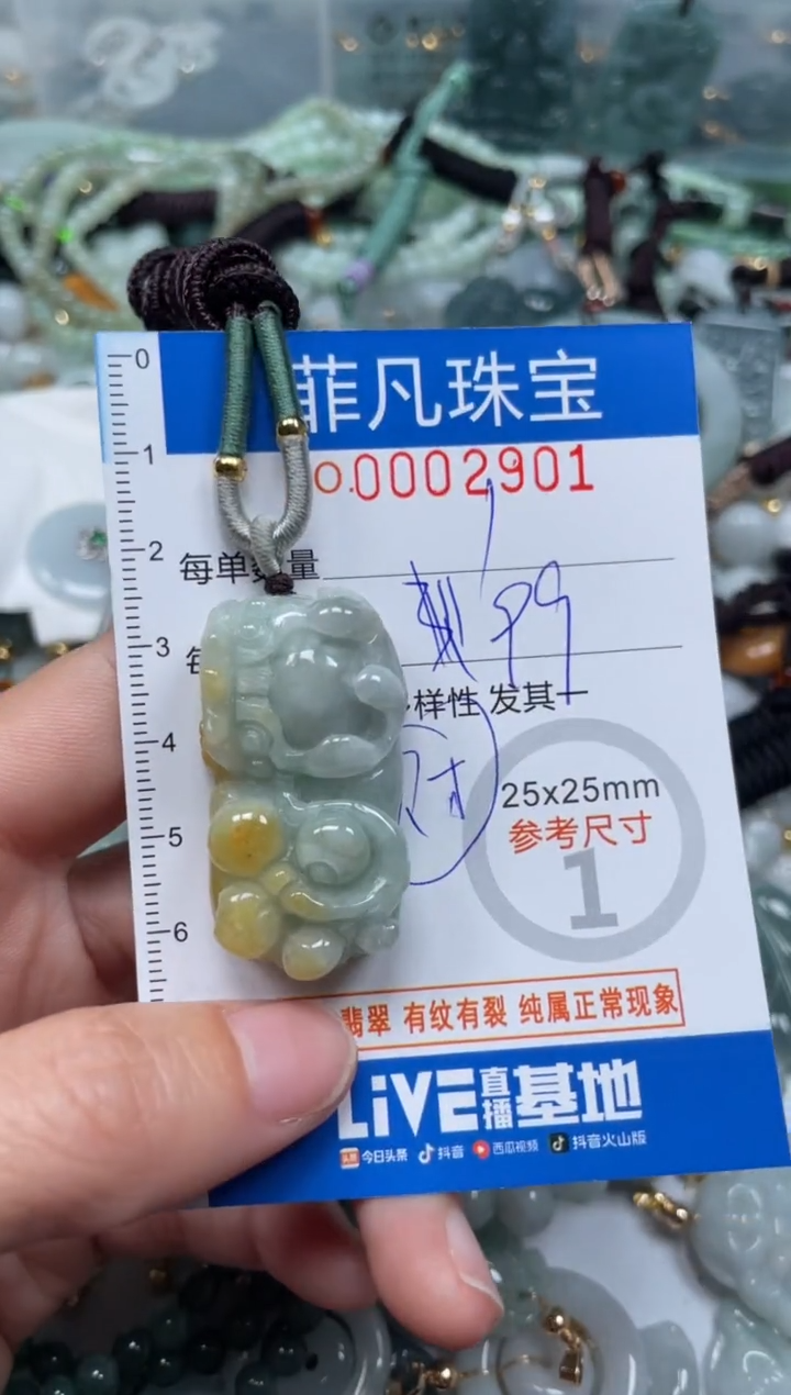 【闪购商品】翡翠颈饰未镶嵌00..2901