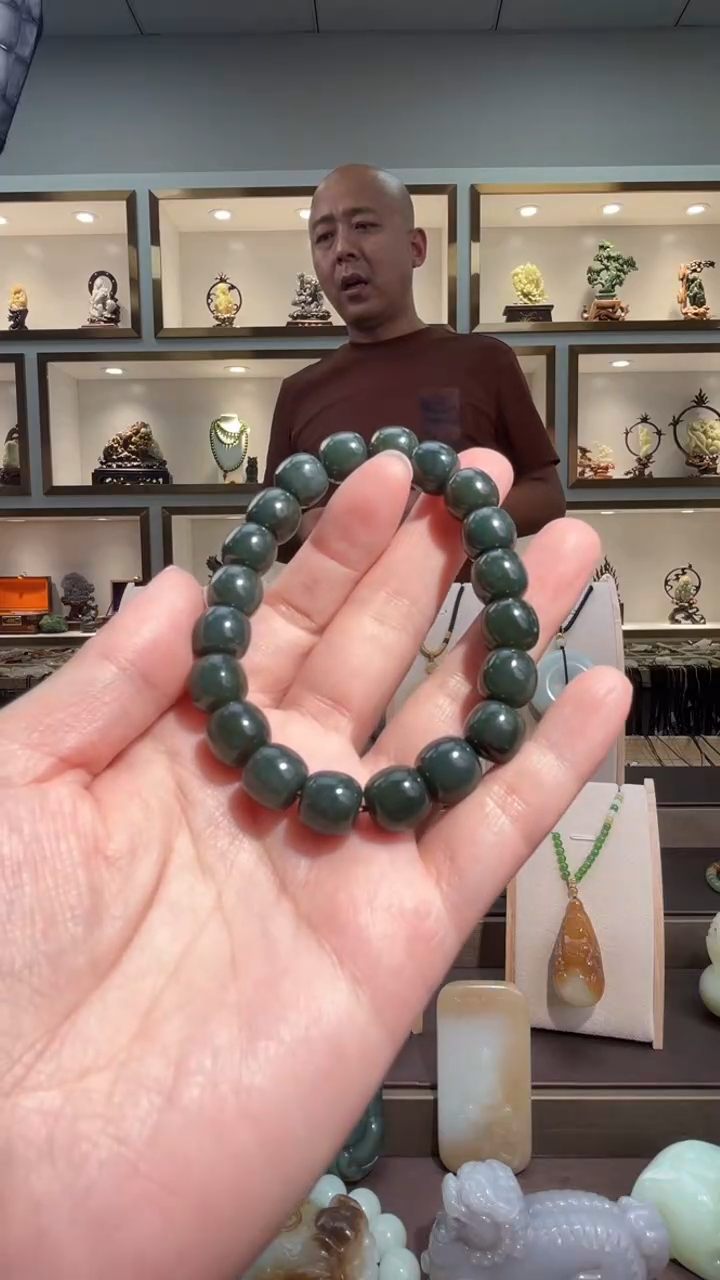 颈饰未镶嵌和田玉多样性发货1