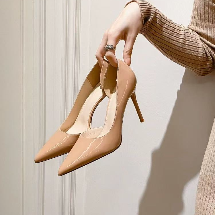 【新001-199】尖头单鞋女鞋高跟