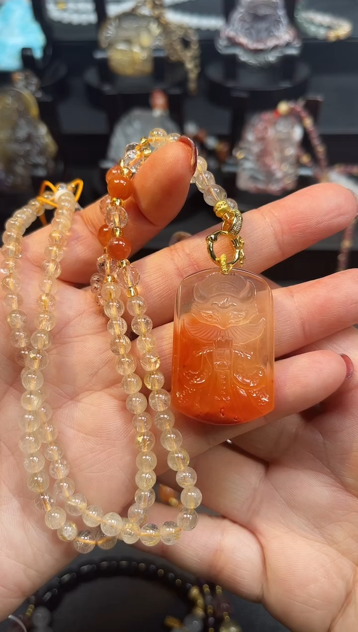 【闪购商品】水晶颈饰未镶嵌【百晶灵儿】天然定制款