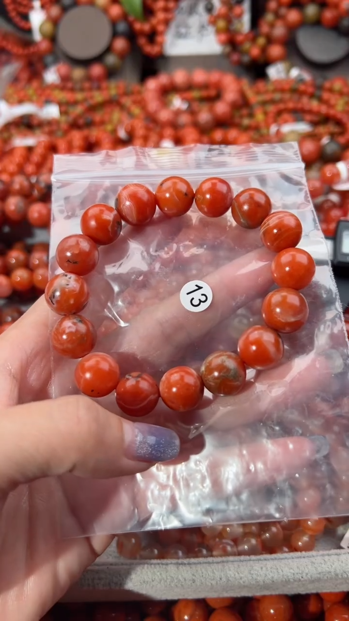 【闪购商品】南红玛瑙手串未镶嵌13+