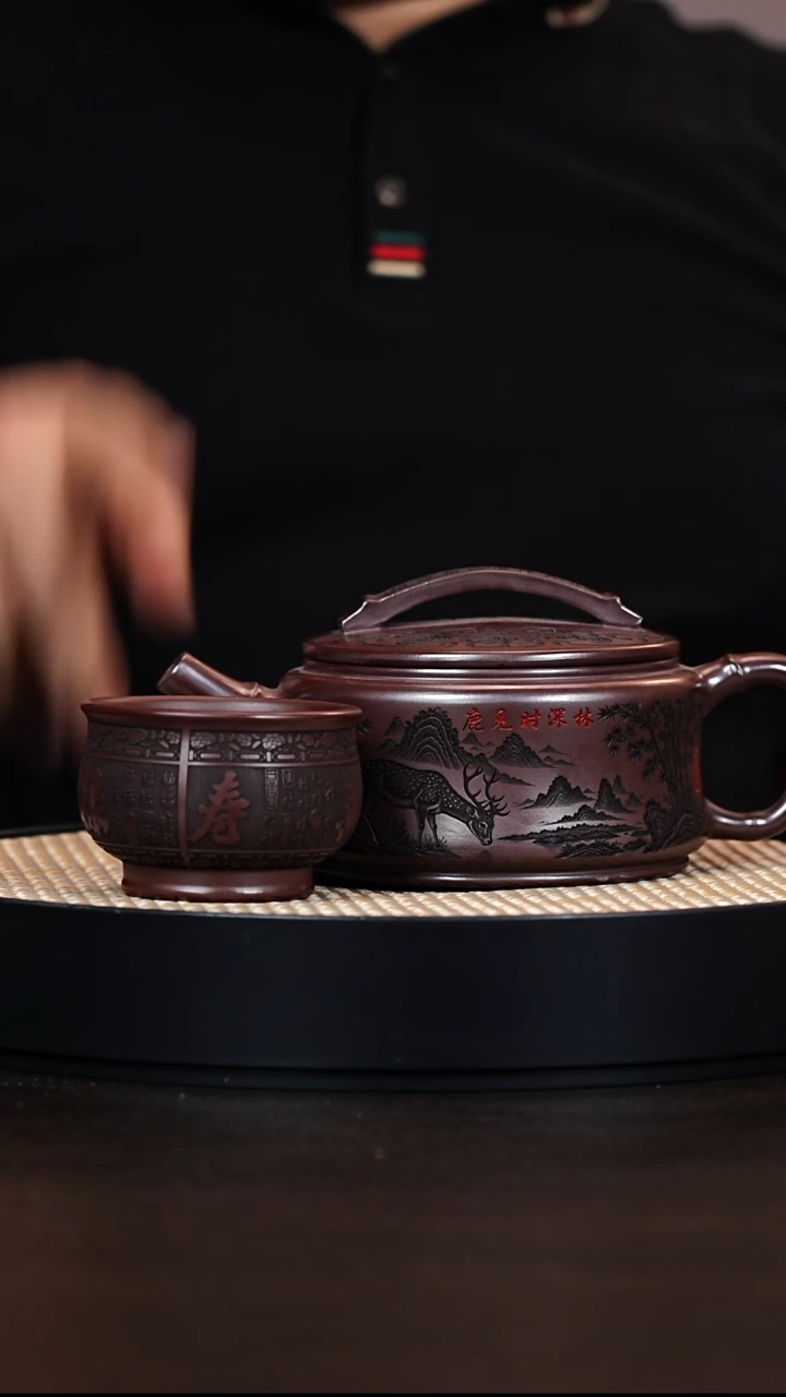 茶壶紫砂汉瓦    