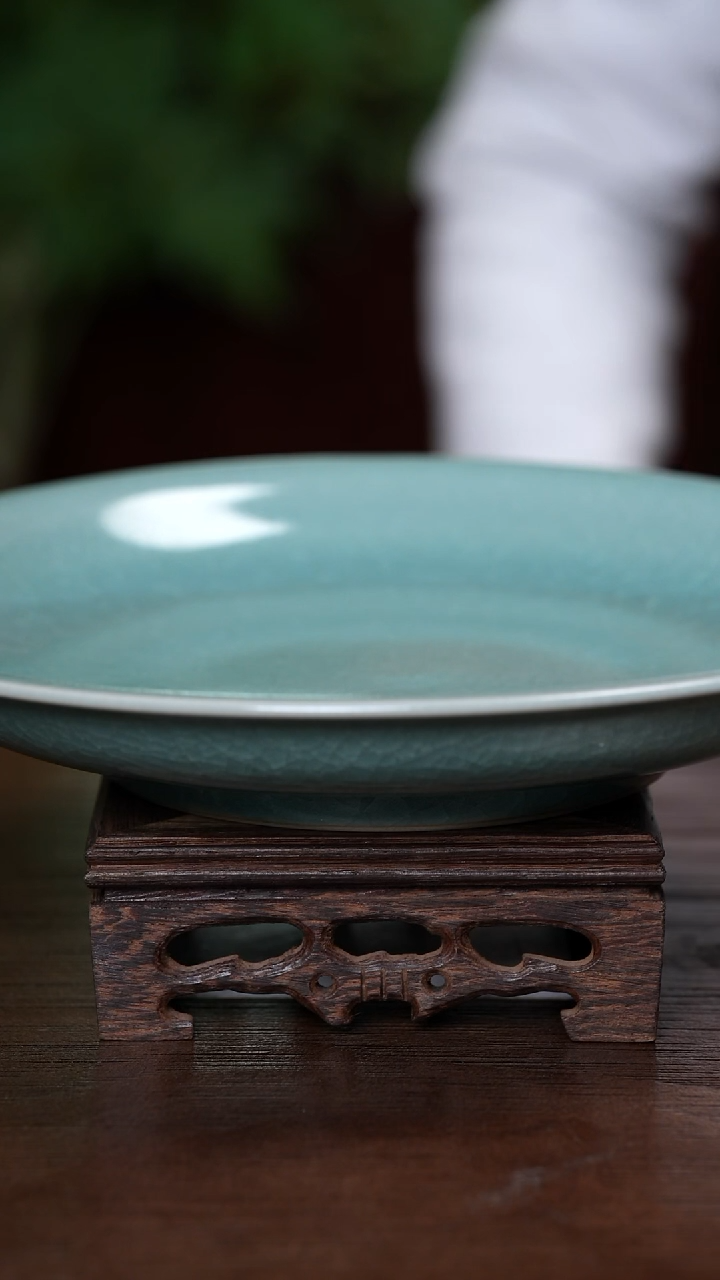【闪购商品】宝丰清凉寺原产地汝瓷赏盘