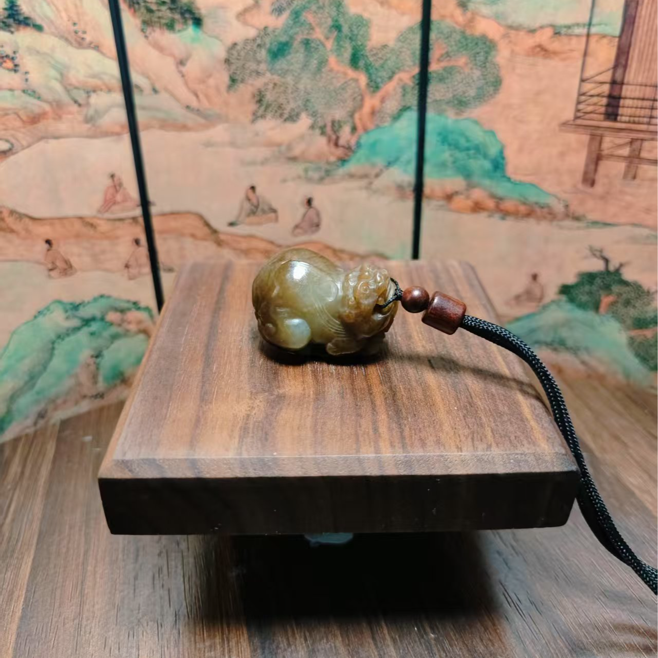 N和田玉貔貅吊坠0100