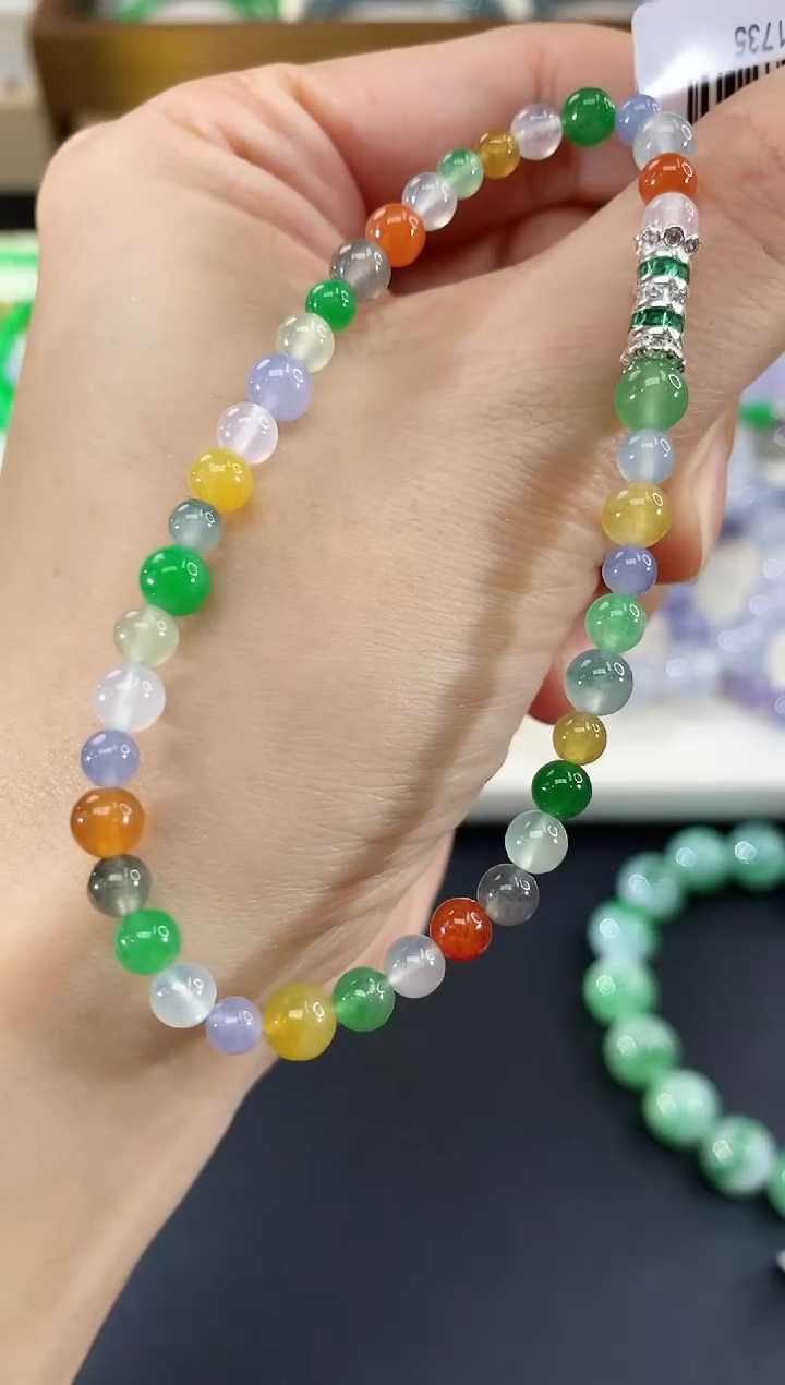 未镶嵌手串翡翠131|6980