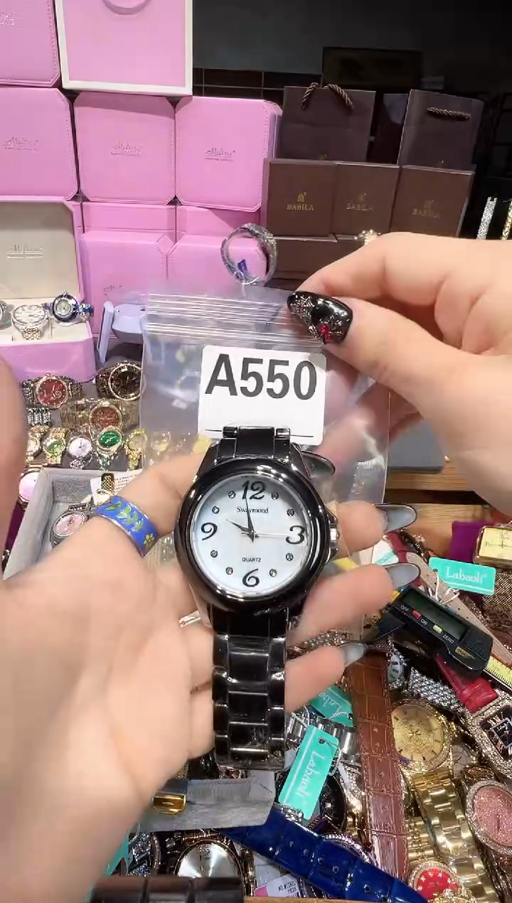 石英机芯不锈钢不锈钢直播定闪专用