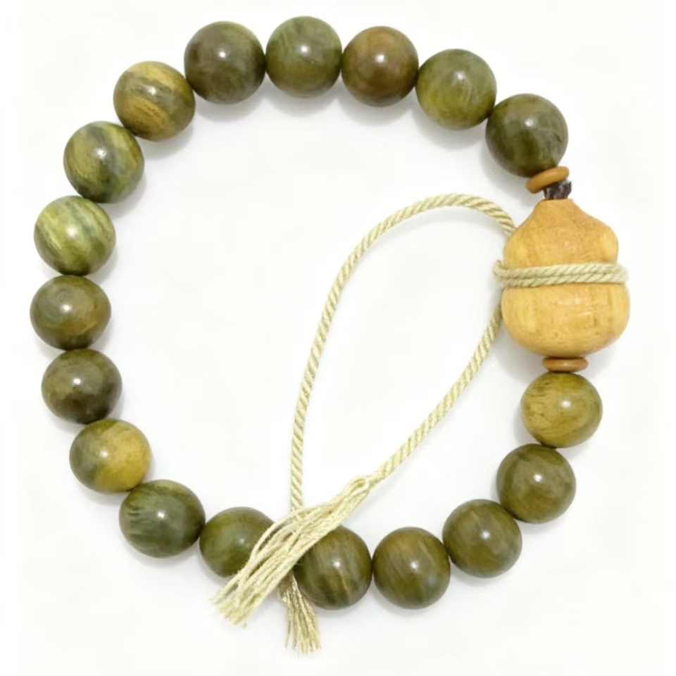 绿檀葫芦手串圆珠文玩 MTS 08