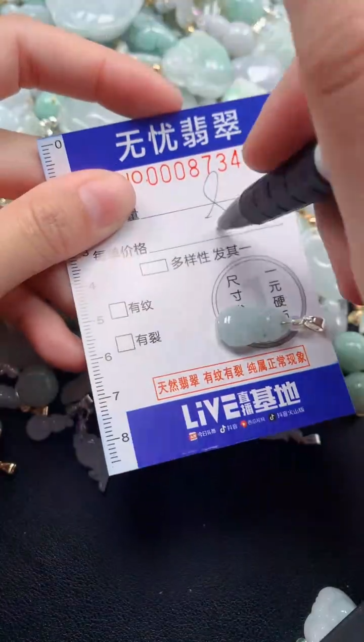 颈饰未镶嵌翡翠8734