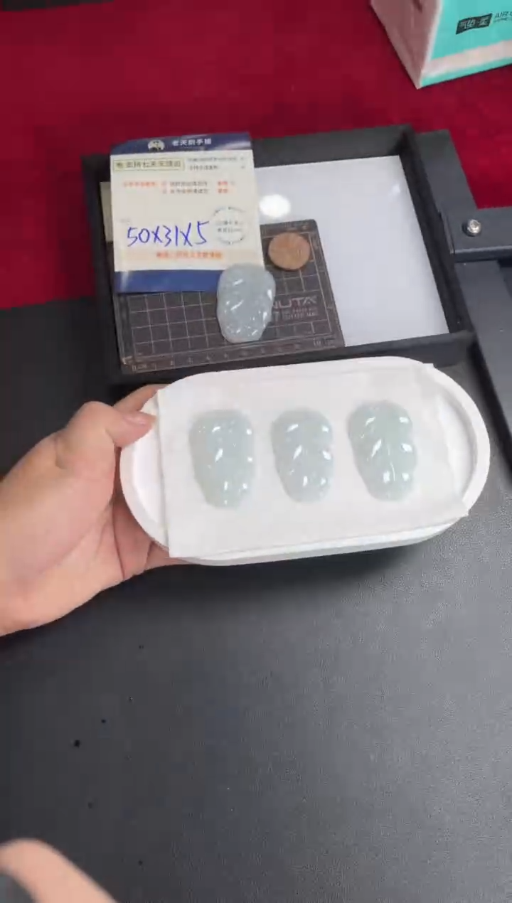 【闪购商品】翡翠挂件未镶嵌大叶子FL12配绳/多样性发其一CP