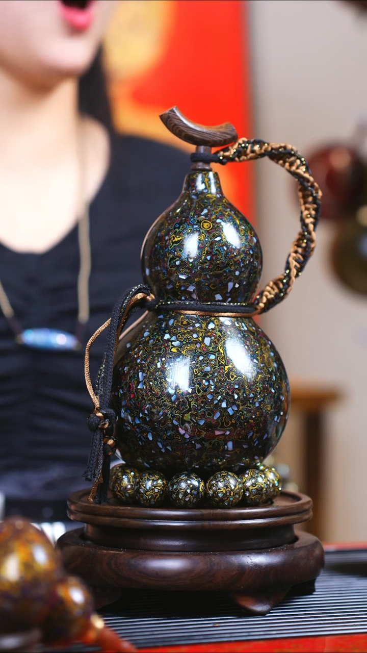 【闪购商品】JG177过年送臻选大漆酒葫芦