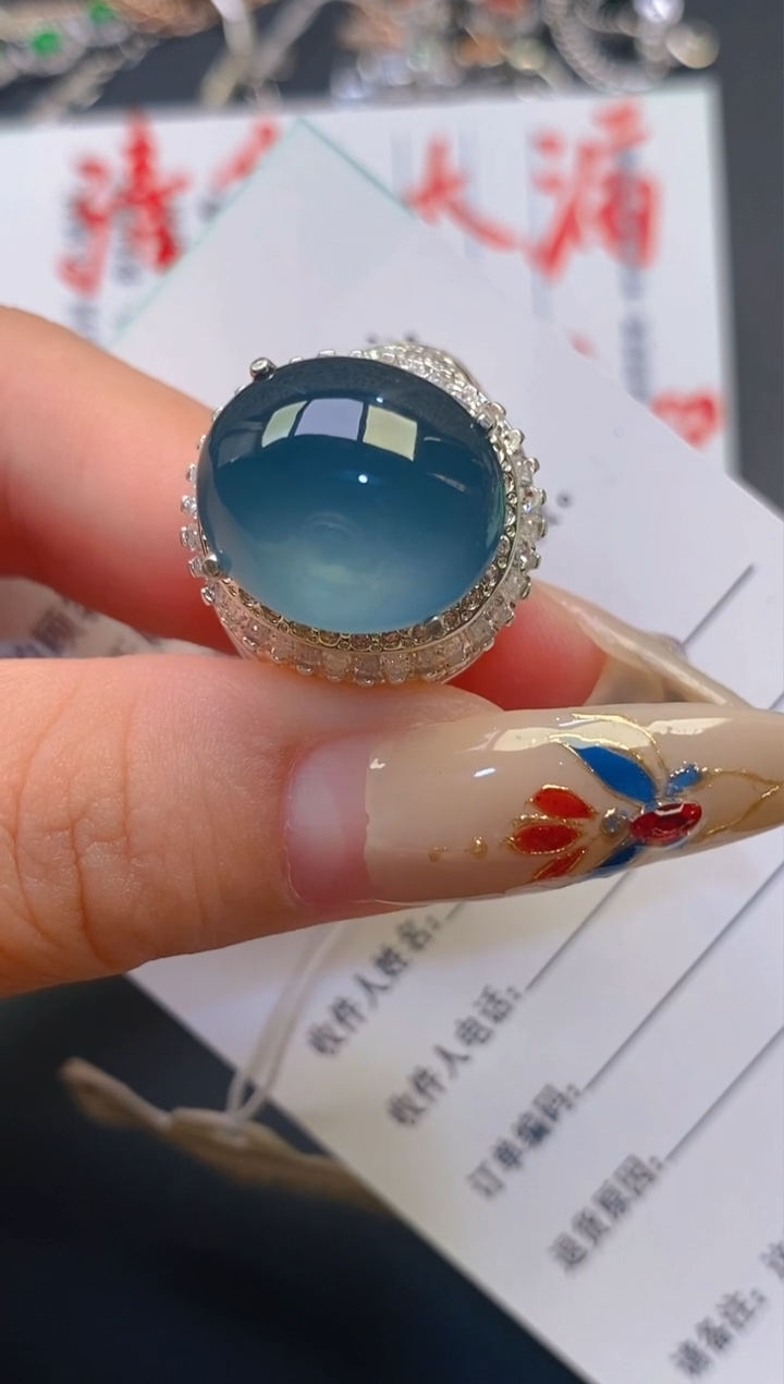 【闪购商品】翡翠耳饰未镶嵌天然A货翡翠1