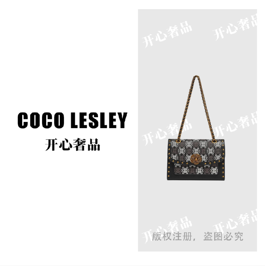 【开心奢品】OULUOWEI/欧罗威刺绣设计款轻奢手提包H50399黑色